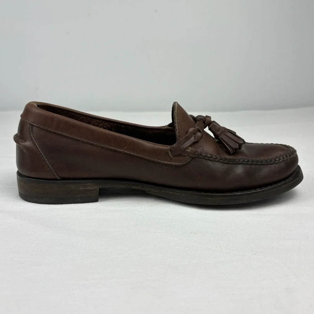 VTG 80s/90s Polo Ralph Lauren Tassel/Kiltie Camp/Canoe/Driving Shoe 10M Brown